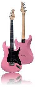 FG-621 Custom Shell Pink with Black Pickguard