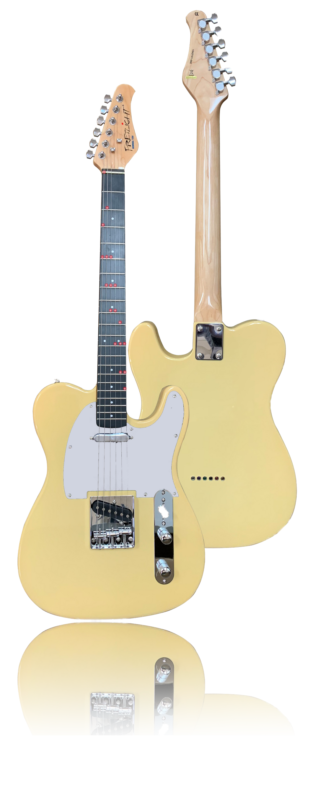 FG-623 Custom Vintage Yellow with White Pickguard