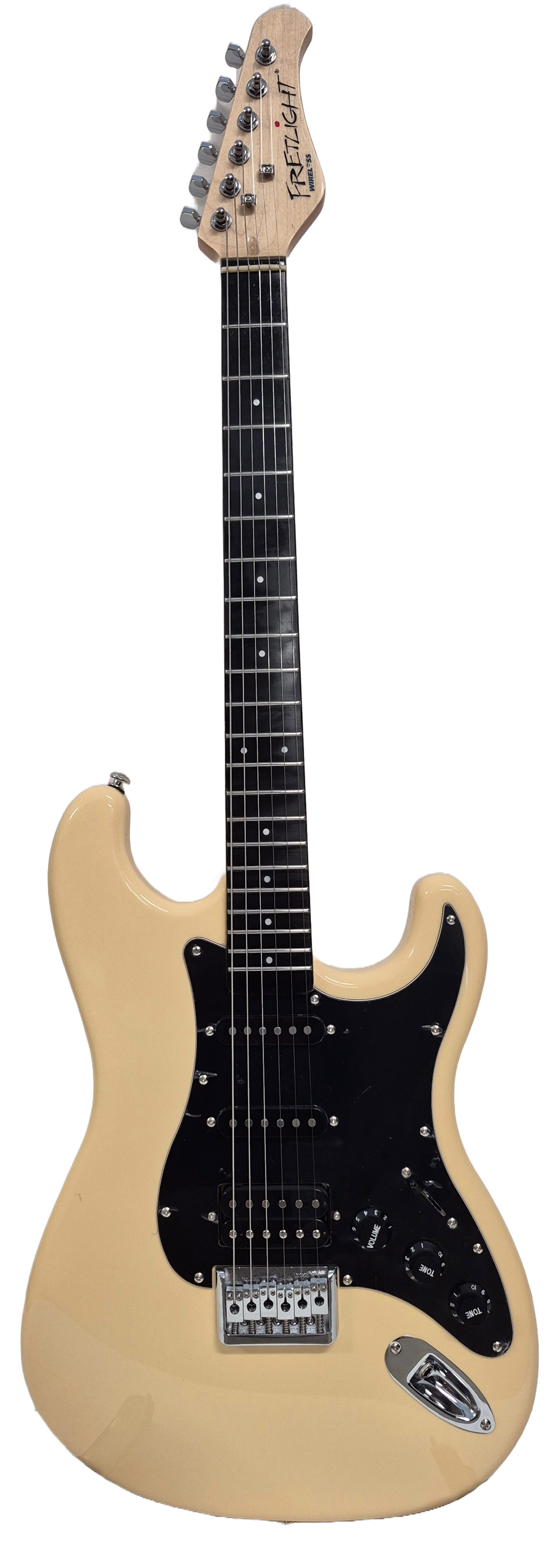 FG-621 Standard Wireless Electric Guitar - Olympic White with Black Pickguard