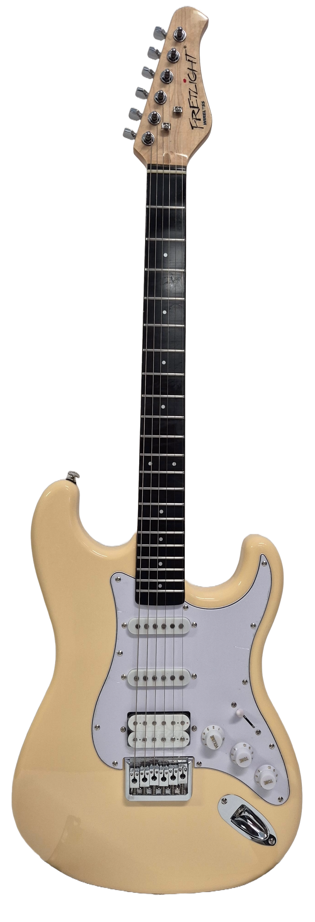 FG-621 Standard Wireless Electric Guitar - Olympic White with White Pickguard