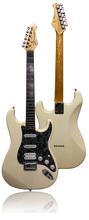 FG-621 Standard Wireless Electric Guitar - Olympic White with Black Pickguard
