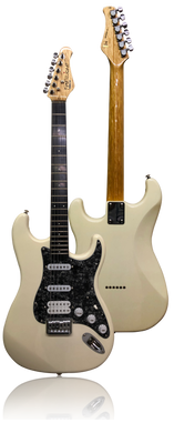 FG-621 Standard Wireless Electric Guitar - Olympic White with Black Pickguard