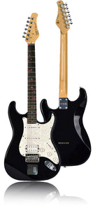 FG-200D Electric Guitar with Built-in Chords & Scales - Black