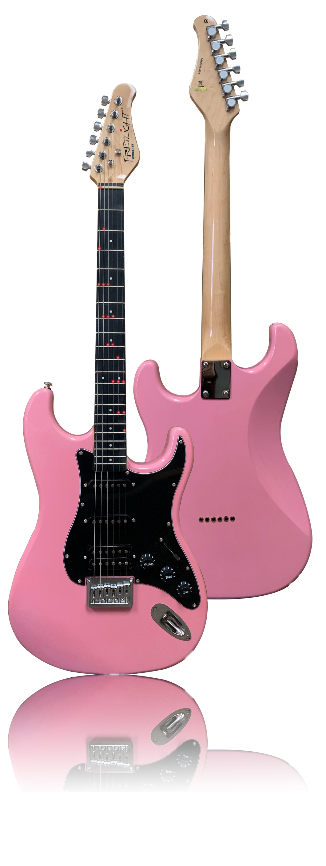 FG-621 Custom Shell Pink with Black Pickguard