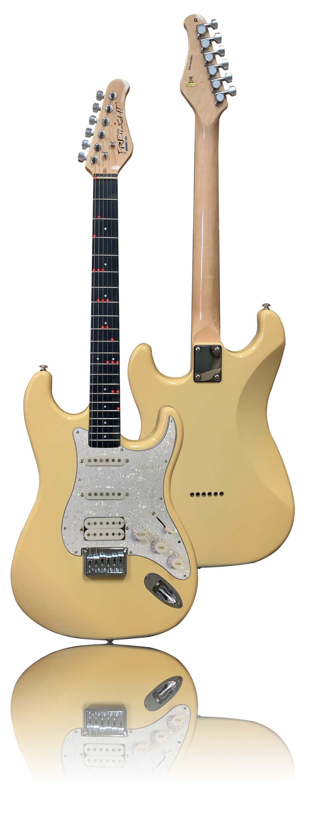 FG-621 Custom Vintage Yellow with White Pickguard