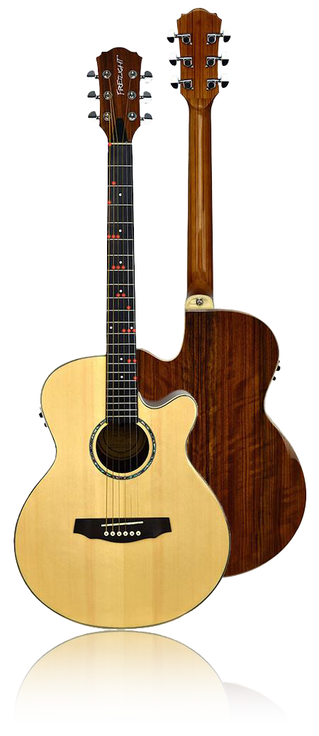 *EU/UK ONLY* FG-629 Wireless Acoustic/Electric Guitar - The Fretlight Guitar Store